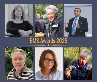 Photos of six BMS awards winners 2025