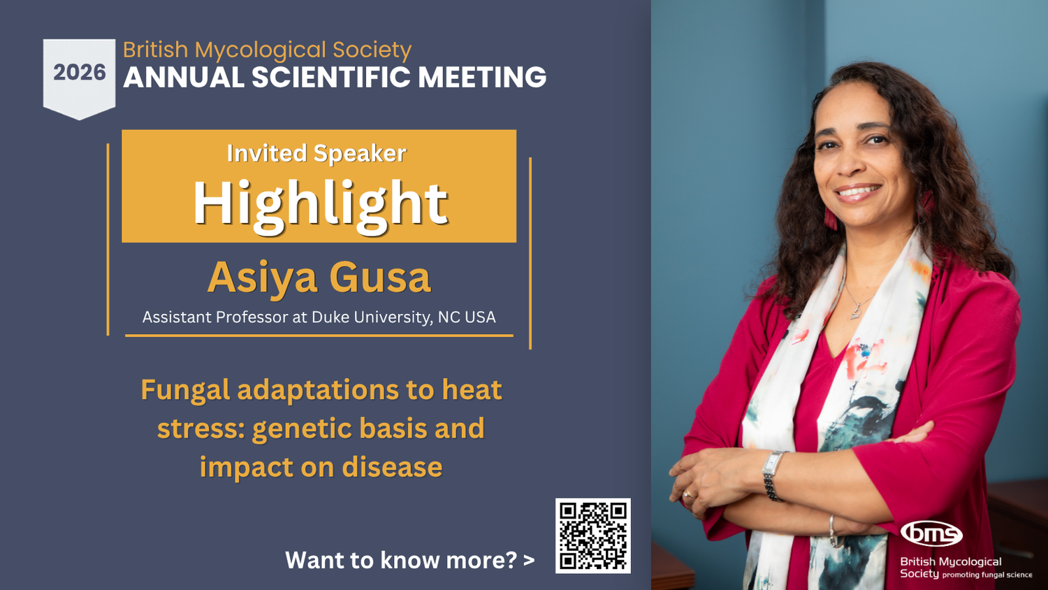 Speaker highlight: Asiya Gusa. #BMS2026