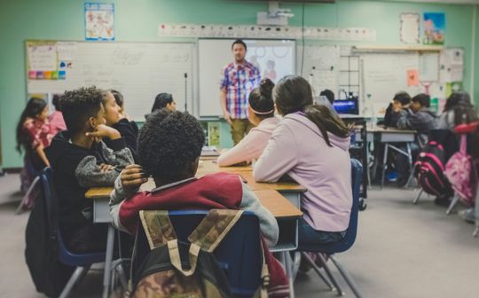 Secondary school classroom